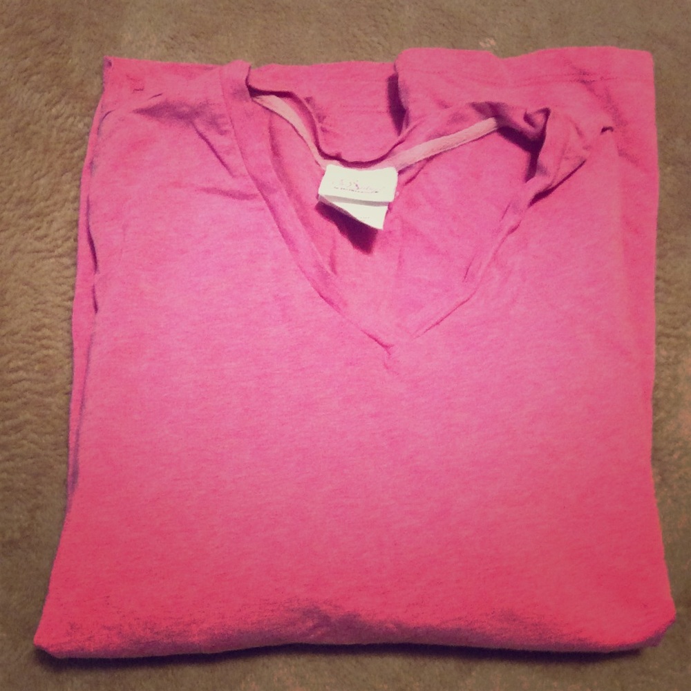 Long sleeve, pink, maternity shirt