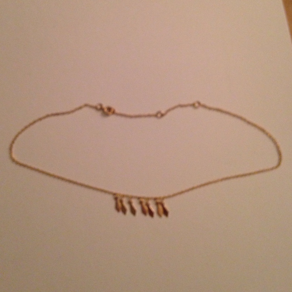 Gold choker