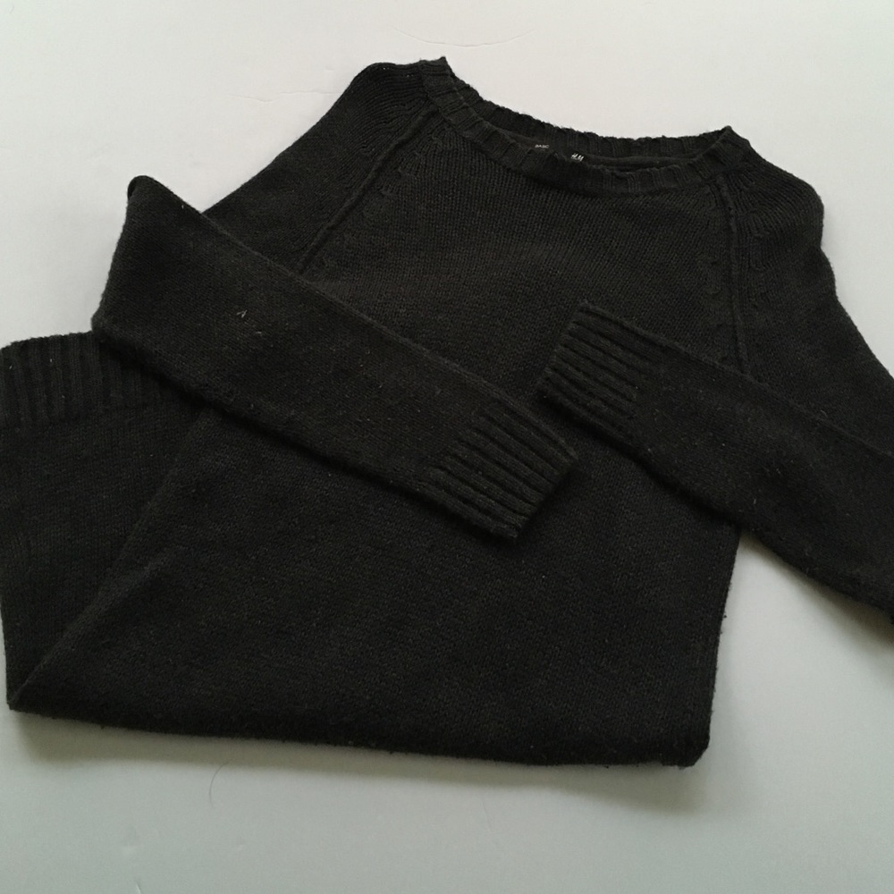 Grey long sweater size xs H&M
