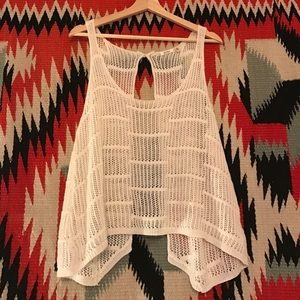 Summer crochet tank top.