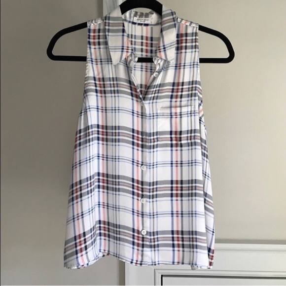 Equipment Tops - **SOLd** Equipment Mina plaid silk blouse - Small