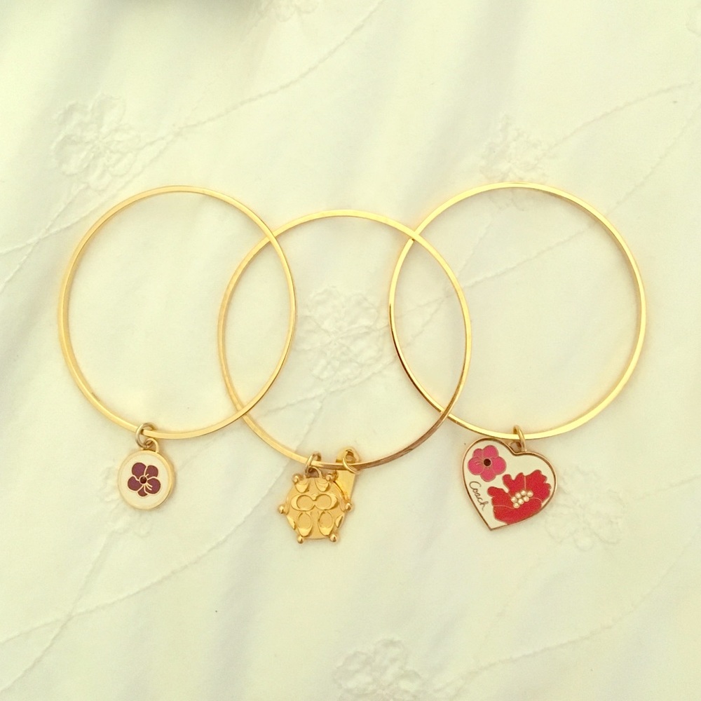 Set of 3 Coach Bracelets