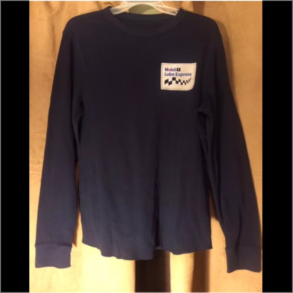 Mobil One Lube Express Long Sleeve Shirt Xl