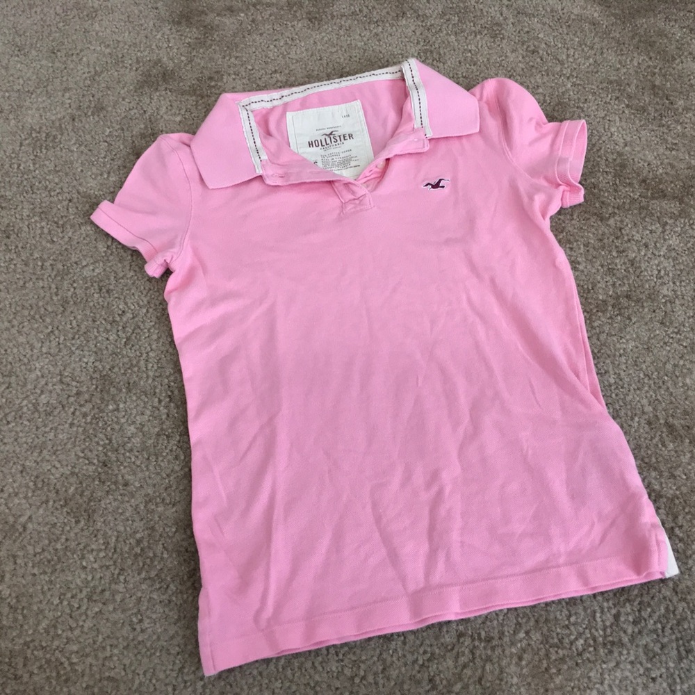 ✨Like New✨ Pink Hollister Polo