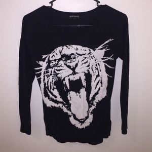 Black Express tiger sweater!