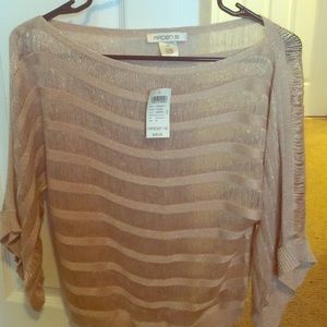 Arden B gold shimmer top
