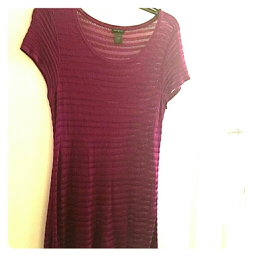 Ann Taylor Fuchsia Blouse