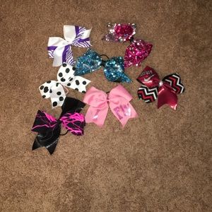 cheerleading bows!