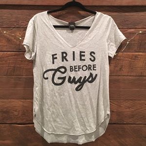 Fries Before Guys Tee