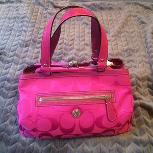 Pink Coach Bag