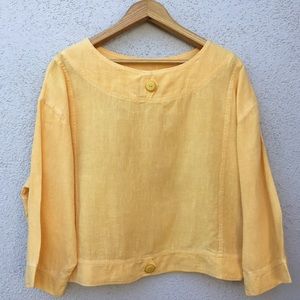 Yellow Linen Top COMING SOON