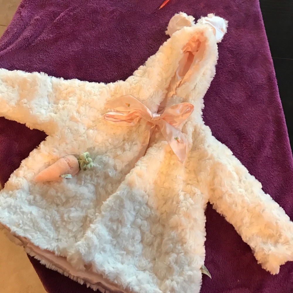 Plush rabbit jacket