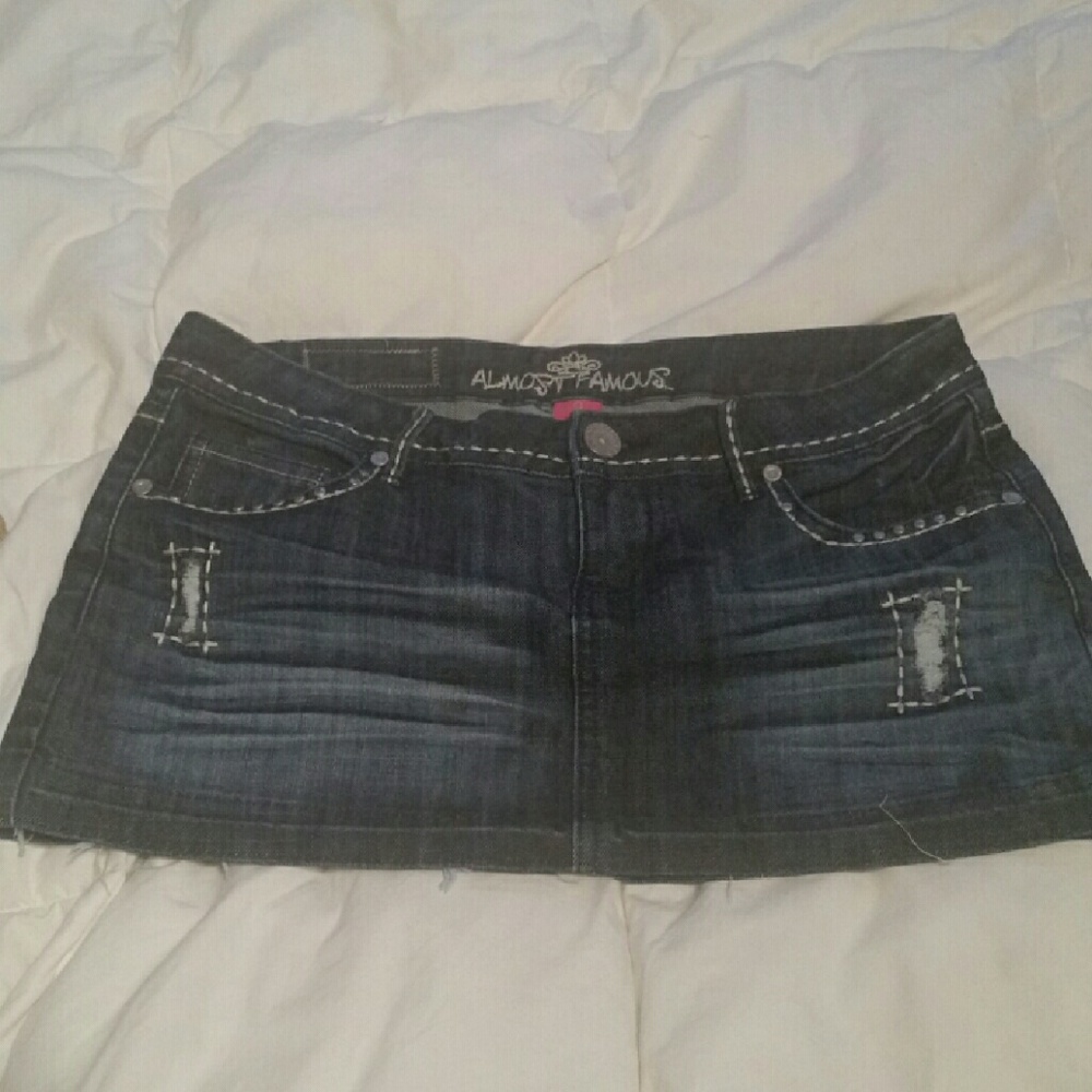 Almost Famous Jean Skirt size 9
