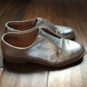 Silver Steve Madden Loafer