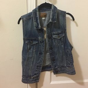 American Eagle denim vest