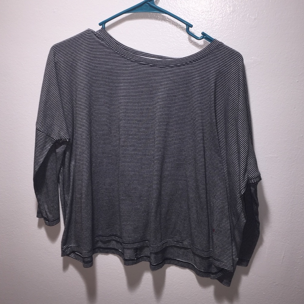 Striped long sleeve shirt