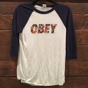 Obey 3/4 sleeve