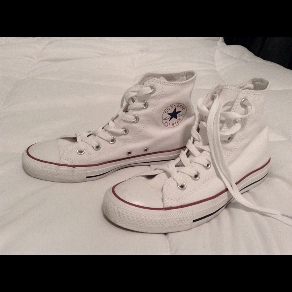 White High top Converse