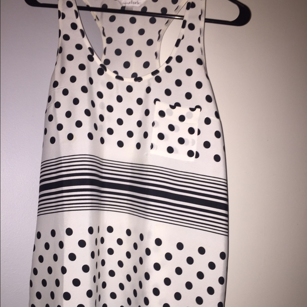Charming Charlie's Polka dot dress tank top