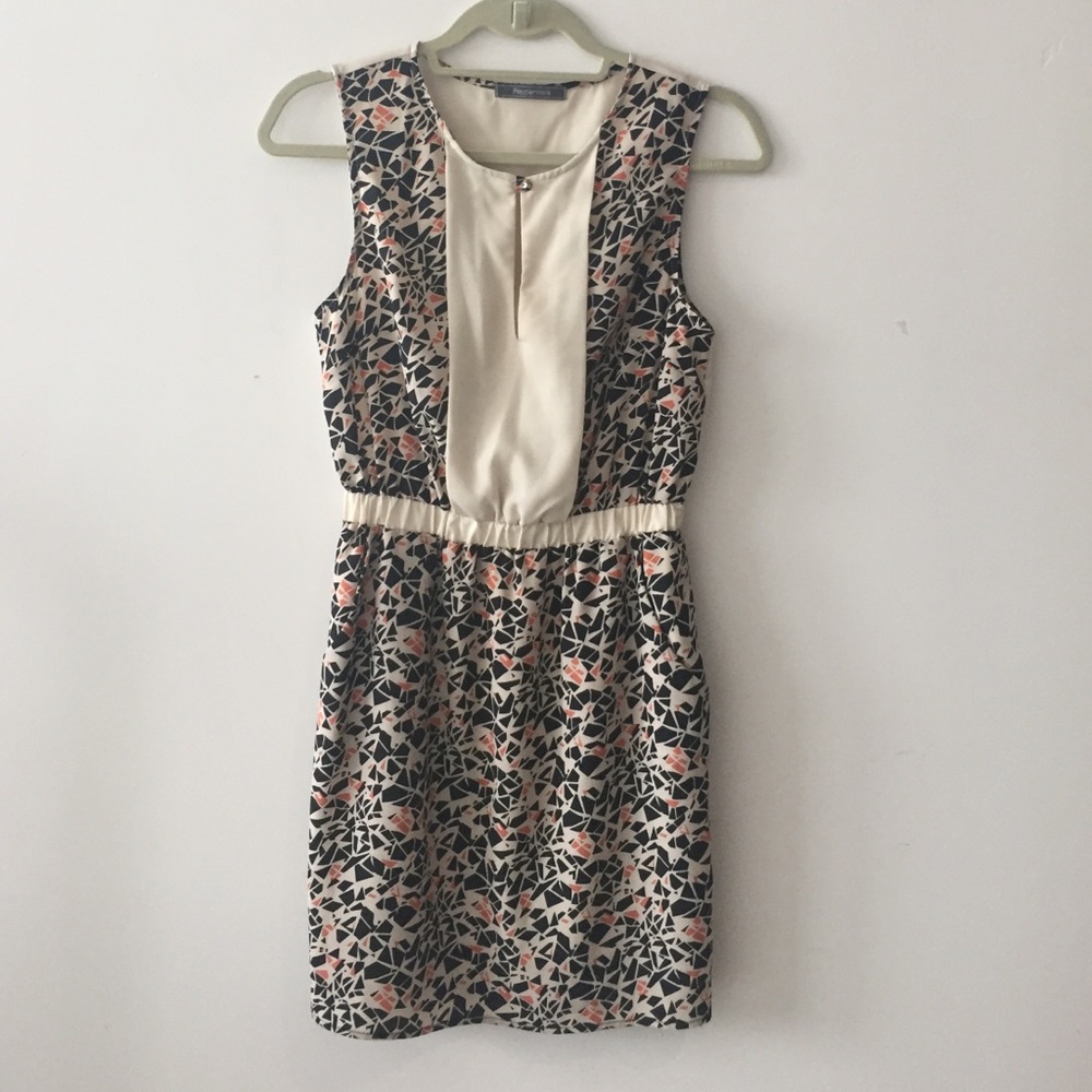 Geometric print dress