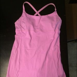 Lululemon tank pink size 8