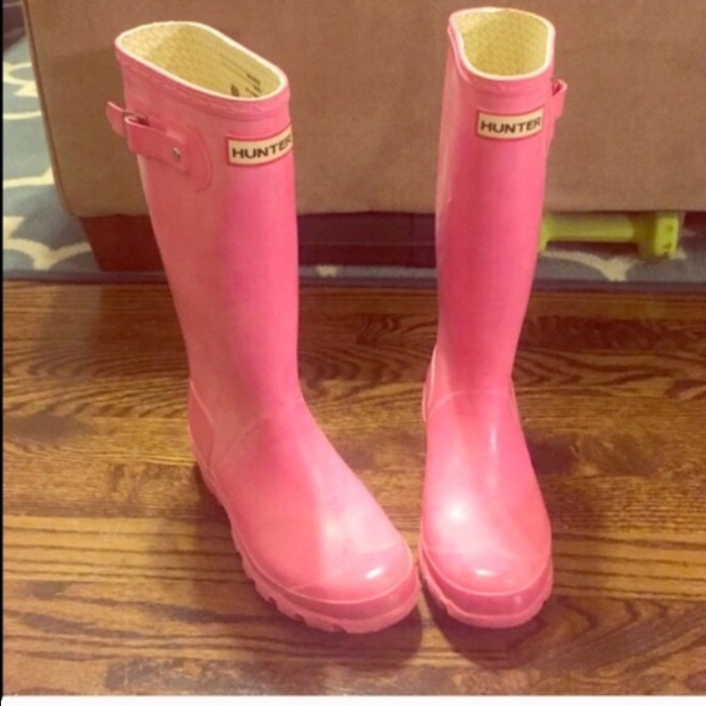 Pink Tall Hunter Boots
