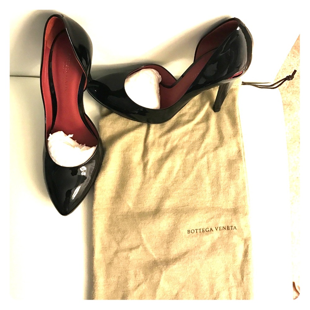 Bottega Veneta black pump💕Brand New