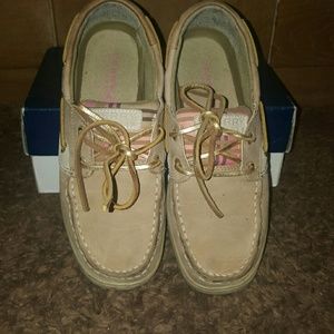 Girls Plaid Sperry's