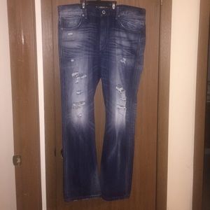Men's express ripped jeans