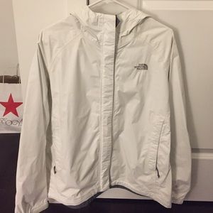 North Face White Windbreaker