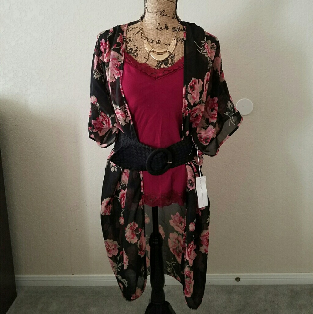 Floral kimono