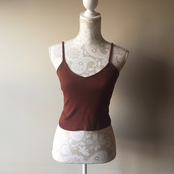 Topshop Tops - Topshop burnt orange tank