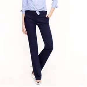 Navy Blue J. Crew cafe trouser