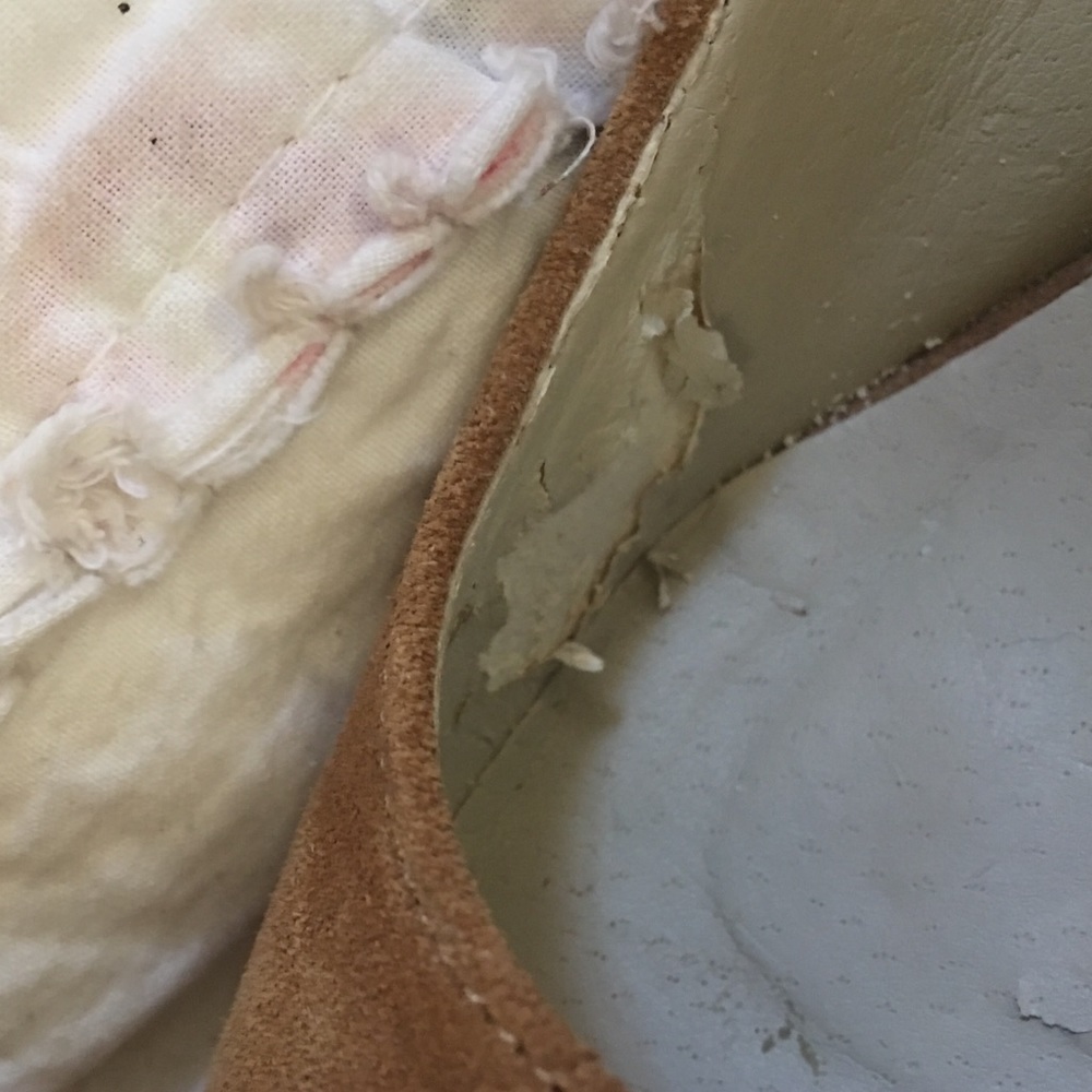 Suede 3" Heels with Ruffle & Lacing - Picture 3 of 3