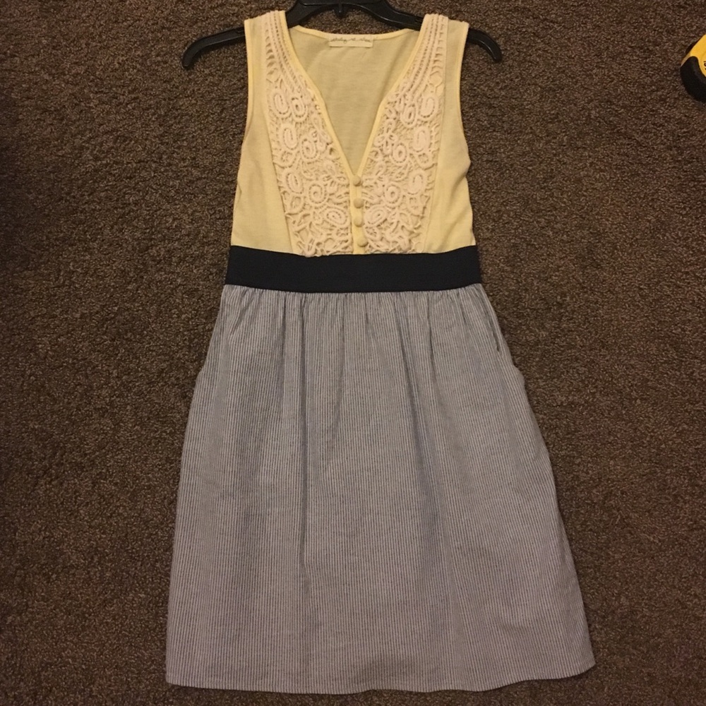 Anthropologie beautiful summer dress/seersucker