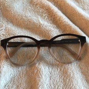 Stella McCartney Clear Frame Ombre Glasses