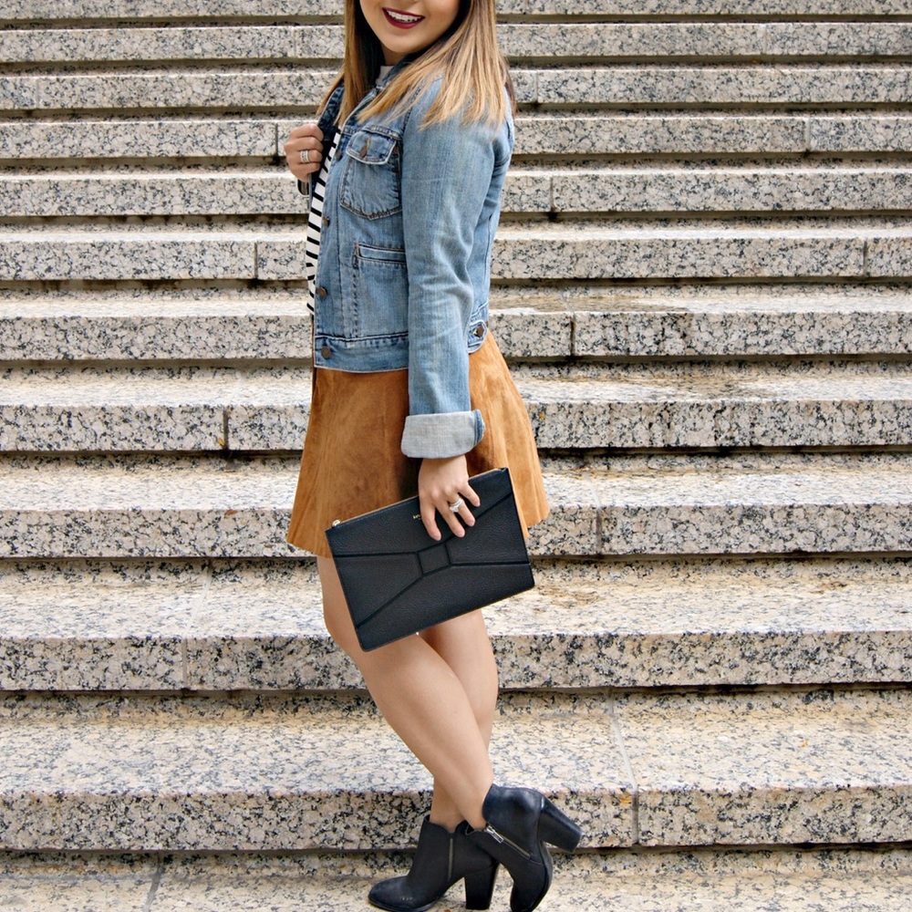 Kate Spade Black Bow Clutch
