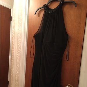 Ralph Lauren Beautiful black sheer top great neck