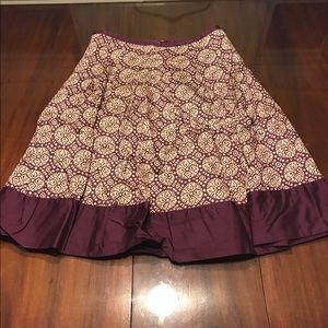 Mandala print midi skirt