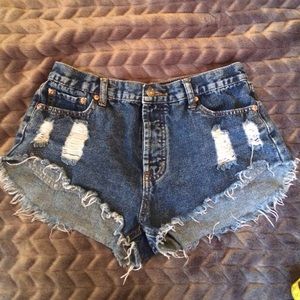 Daisy Duke denim shorts