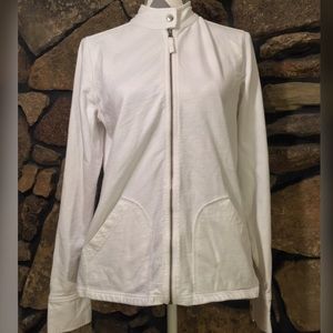 EDDIE BAUER LIGHT COTTON ZIP JACKET