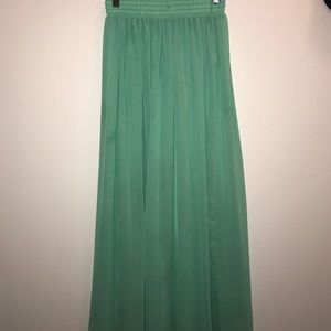 Maxi sheer skirt