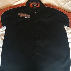 Men's authentic Harley Davidson utility shirt