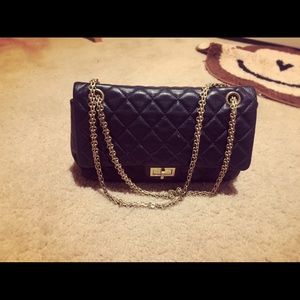 Vintage quilted double flap large 255 bag