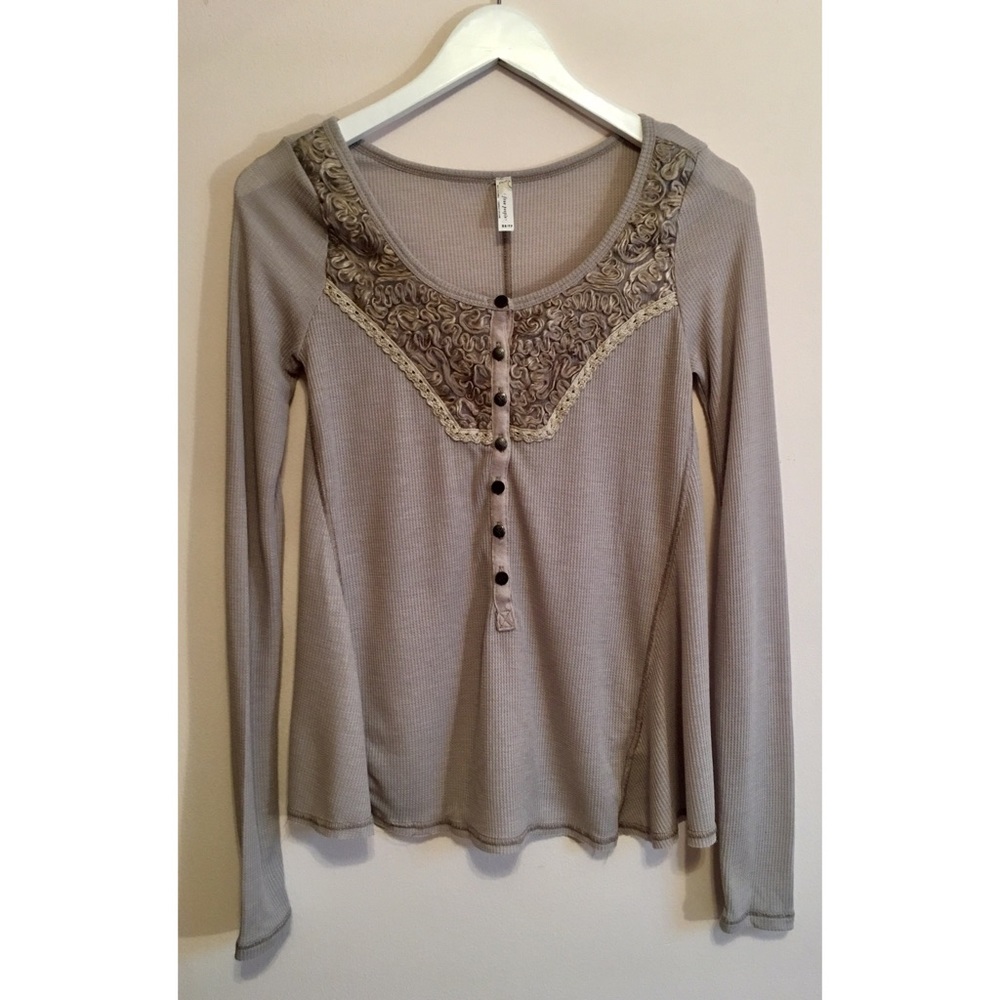 Free People Thermal Henley