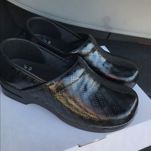 Dansko Patent Leather Clogs