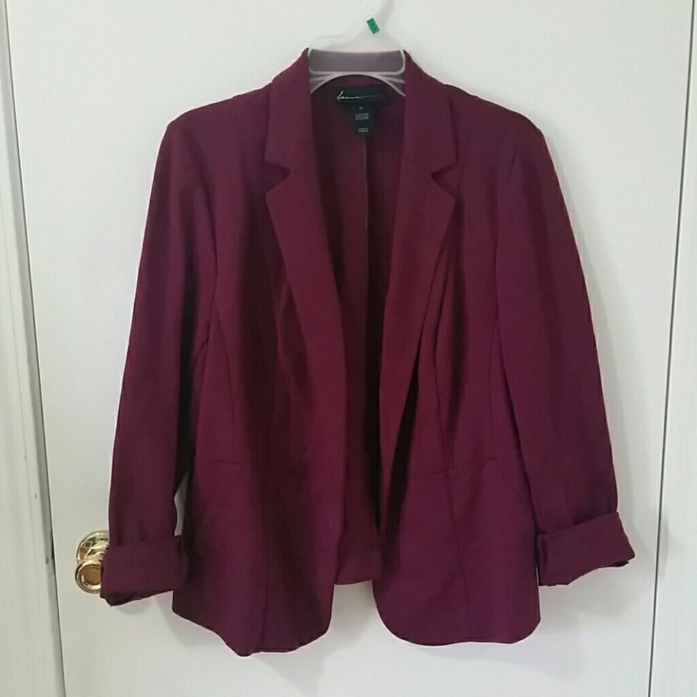 Dark purple blazer