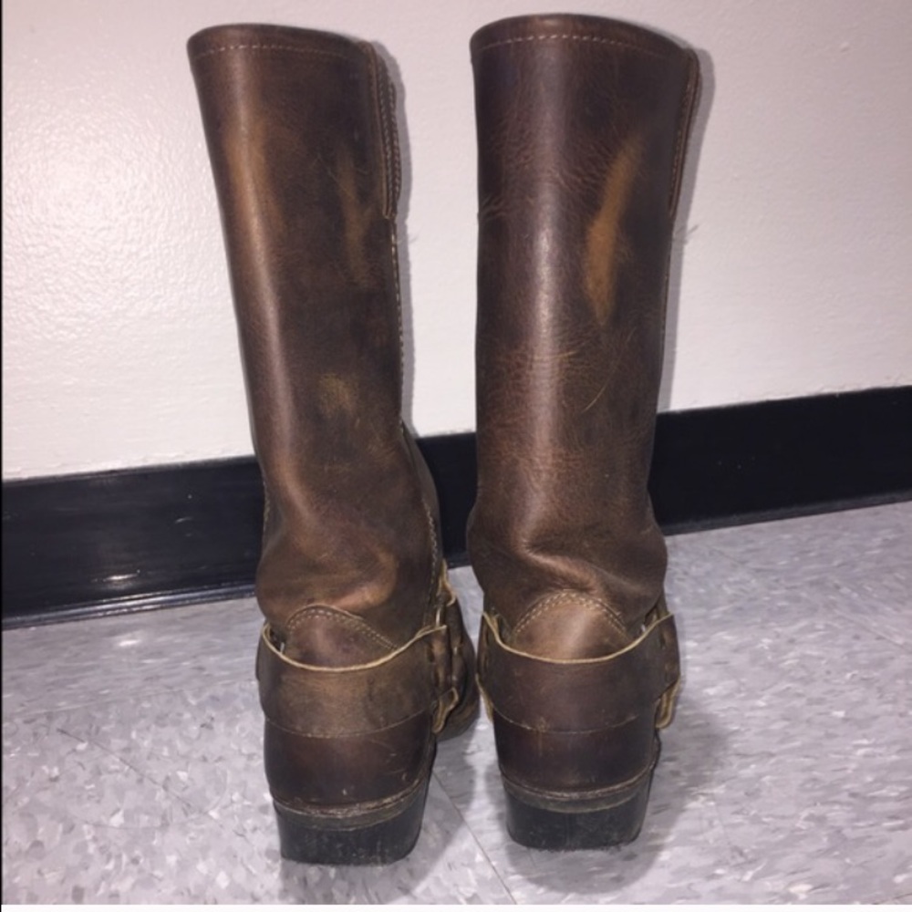 Frye harness boots