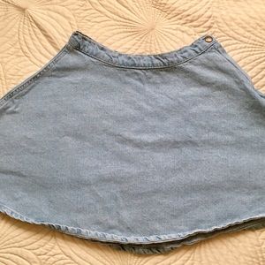 American Apparel Denim Skirt NWOT