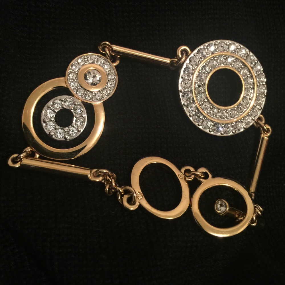 💎SWAROVSKI & 18K Gold Bracelet - Picture 2 of 3